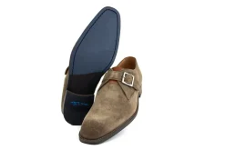 Nette Schoenen | Gespschoenen^Van Lier Gesp Bregenz Taupe Suede