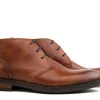 Hoge Veterschoenen | Nette Schoenen^Van Lier Hoge Veter Cognac Leer