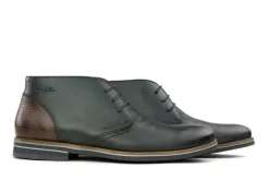 Hoge Veterschoenen | Nette Schoenen^Van Lier Hoge Veterschoen Grijs Leer Perfo