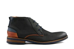 Hoge Veterschoenen | Nette Schoenen^Van Lier Hoge Veterschoen Grijs Cognac