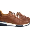 Sneakers^Van Lier Sneaker Positano Licht Cognac