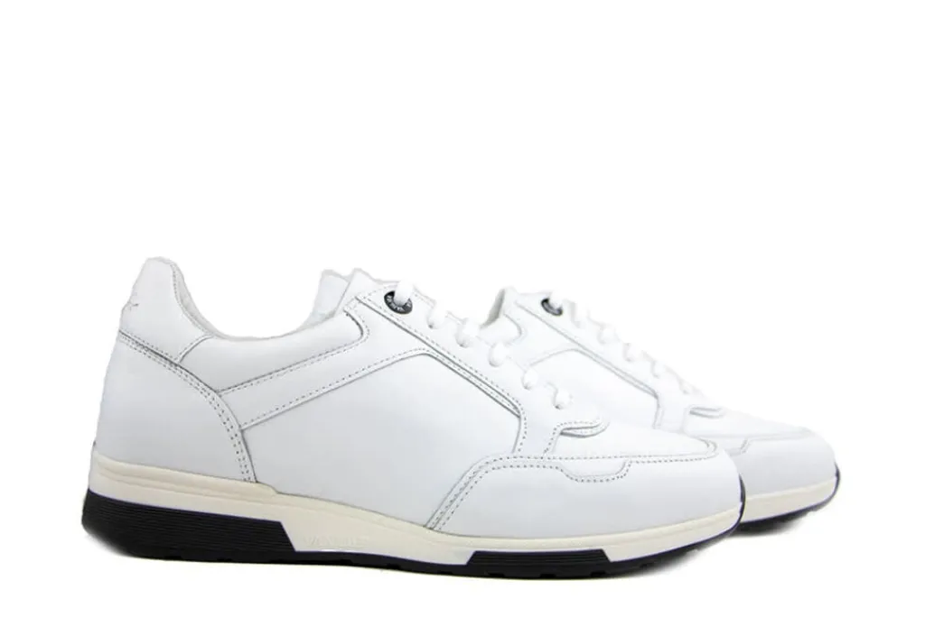 Sneakers^Van Lier Sneaker Positano Wit Leer