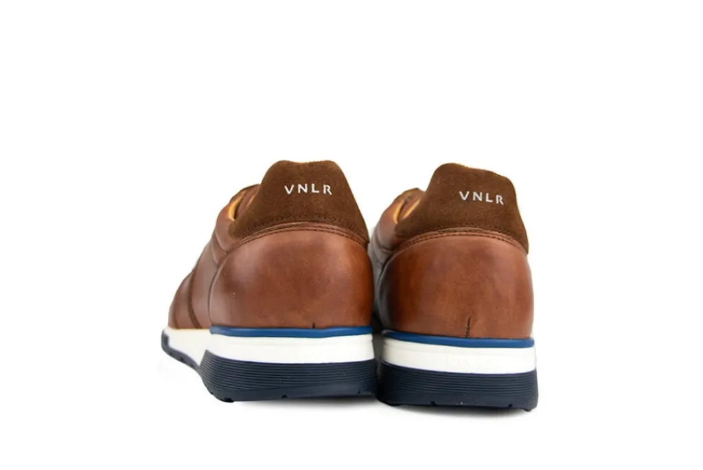 Sneakers^Van Lier Sneaker Positano Licht Cognac