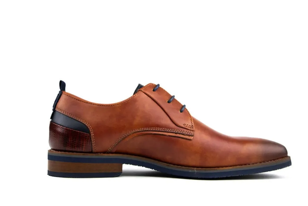 Veterschoenen | Nette Schoenen^Van Lier Veter Amalfi Cognac