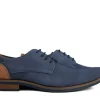Veterschoenen | Nette Schoenen^Van Lier Veter Amalfi Navy Blauw Nubuck
