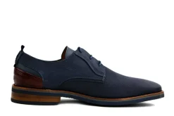 Veterschoenen | Nette Schoenen^Van Lier Veter Amalfi Navy Blauw Nubuck