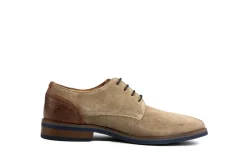 Veterschoenen | Nette Schoenen^Van Lier Veter Amalfi Taupe Suède