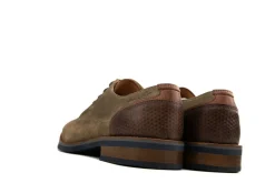 Veterschoenen | Nette Schoenen^Van Lier Veter Amalfi Taupe Suede