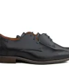 Veterschoenen | Nette Schoenen^Van Lier Veter Erasmo Zwart Leer