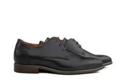 Veterschoenen | Nette Schoenen^Van Lier Veter Erasmo Zwart Leer
