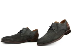 Veterschoenen | Nette Schoenen^Van Lier Veter Grijs Suede Print
