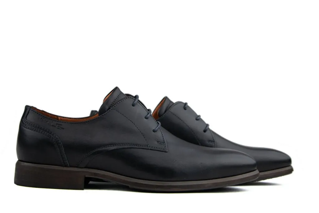 Veterschoenen | Nette Schoenen^Van Lier Veter Zwart Leer