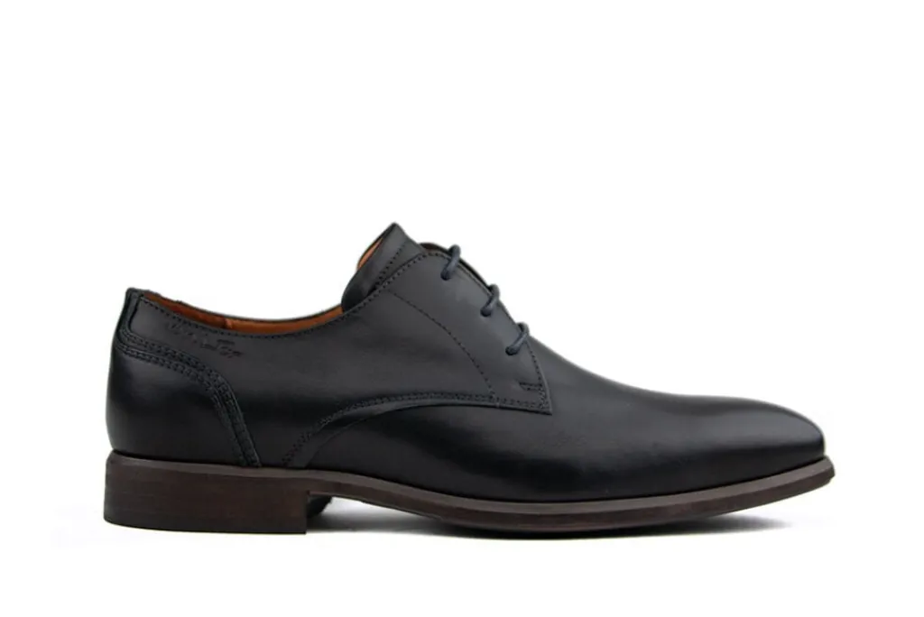 Veterschoenen | Nette Schoenen^Van Lier Veter Zwart Leer