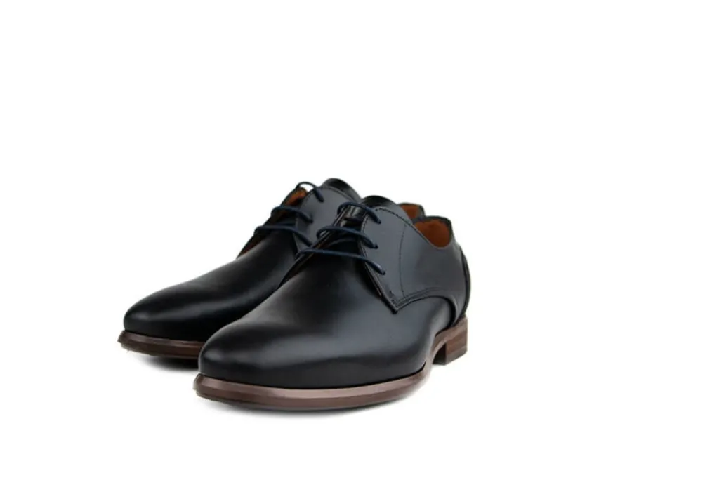 Veterschoenen | Nette Schoenen^Van Lier Veter Zwart Leer