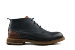 Veterboots En Bikerboot^Van Lier Veterboots Blauw Perfo