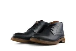 Veterboots En Bikerboot^Van Lier Veterboots Blauw Perfo