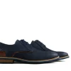 Veterschoenen | Nette Schoenen^Van Lier Veterschoen Blauw Nubuck Perfo