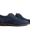 Veterschoenen | Nette Schoenen^Van Lier Veterschoen Erasmo Navy Blauw Suède