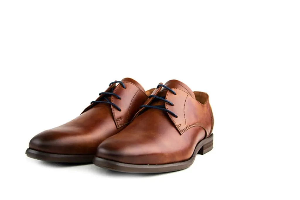 Veterschoenen | Nette Schoenen^Van Lier Veterschoenen Cognac Leer
