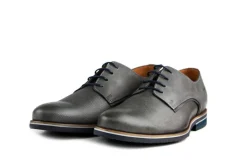 Veterschoenen | Nette Schoenen^Van Lier Veterschoenen Lichtgrijs Nubuck