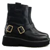 Veterboots En Bikerboots^Via Vai Bikerboot Ziva Jagger Garda Nero