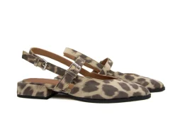Bandschoenen | Ballerina's^Via Vai Slingback Jazz Valerie Giaguaro Brown