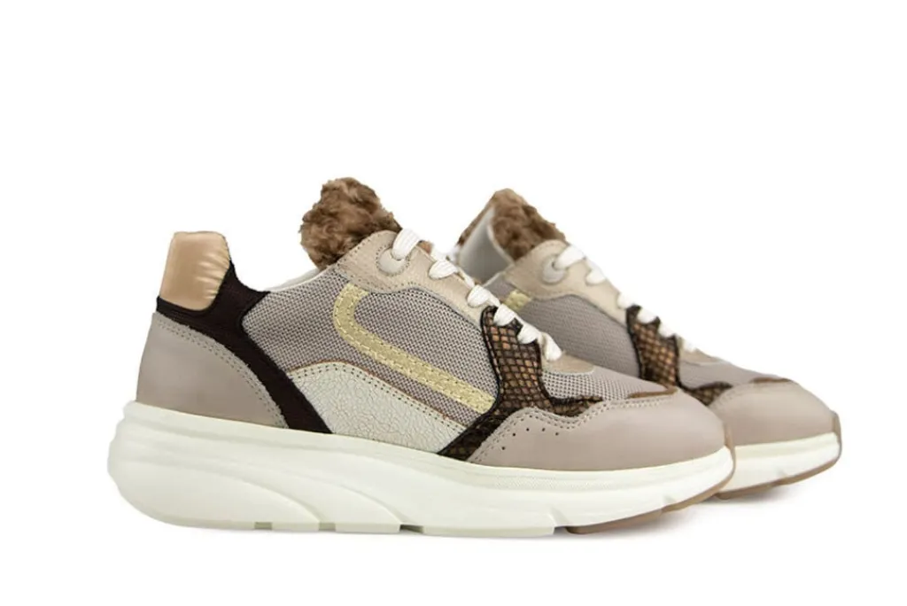 Sneakers^Via Vai Sneaker Vic Celia Ortisei Combi Noisette