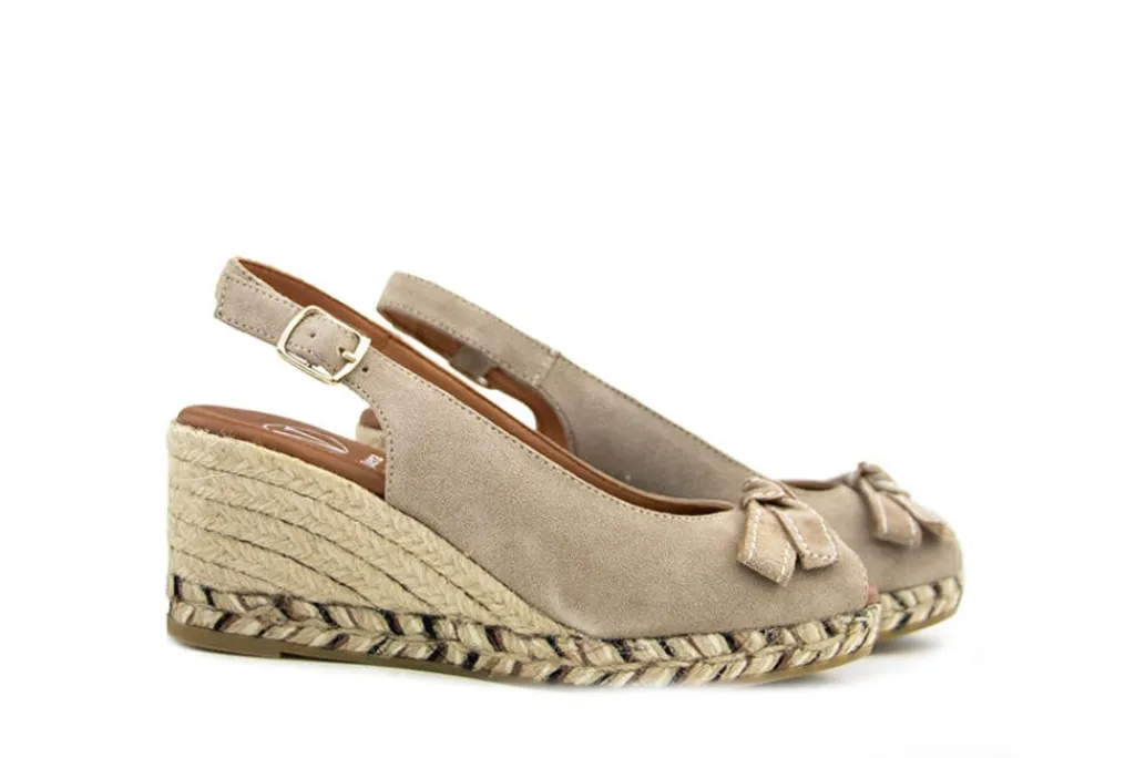 Espadrilles^Viguera Espadrille Alpargata Vitelo Desert