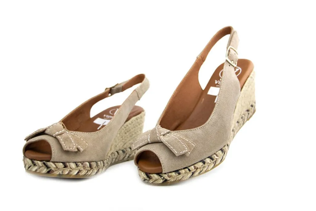 Espadrilles^Viguera Espadrille Alpargata Vitelo Desert