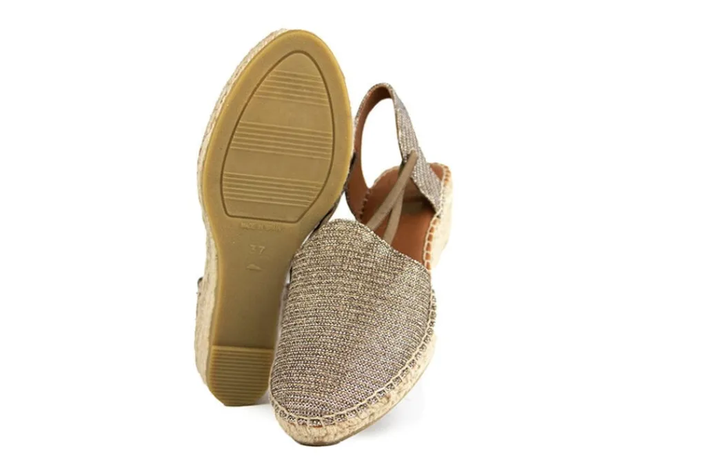 Espadrilles^Viguera Espadrille Brillante Bronce