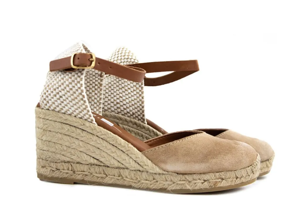 Espadrilles^Viguera Espadrille Vitello Desert