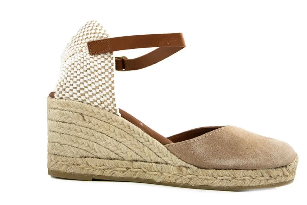 Espadrilles^Viguera Espadrille Vitello Desert