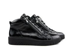 Sneakers | Wijdte H^Waldläufer Waldlaufer Hoge Sneaker Yuna Tapei Schwarz