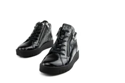 Sneakers | Wijdte H^Waldläufer Waldlaufer Hoge Sneaker Yuna Tapei Schwarz