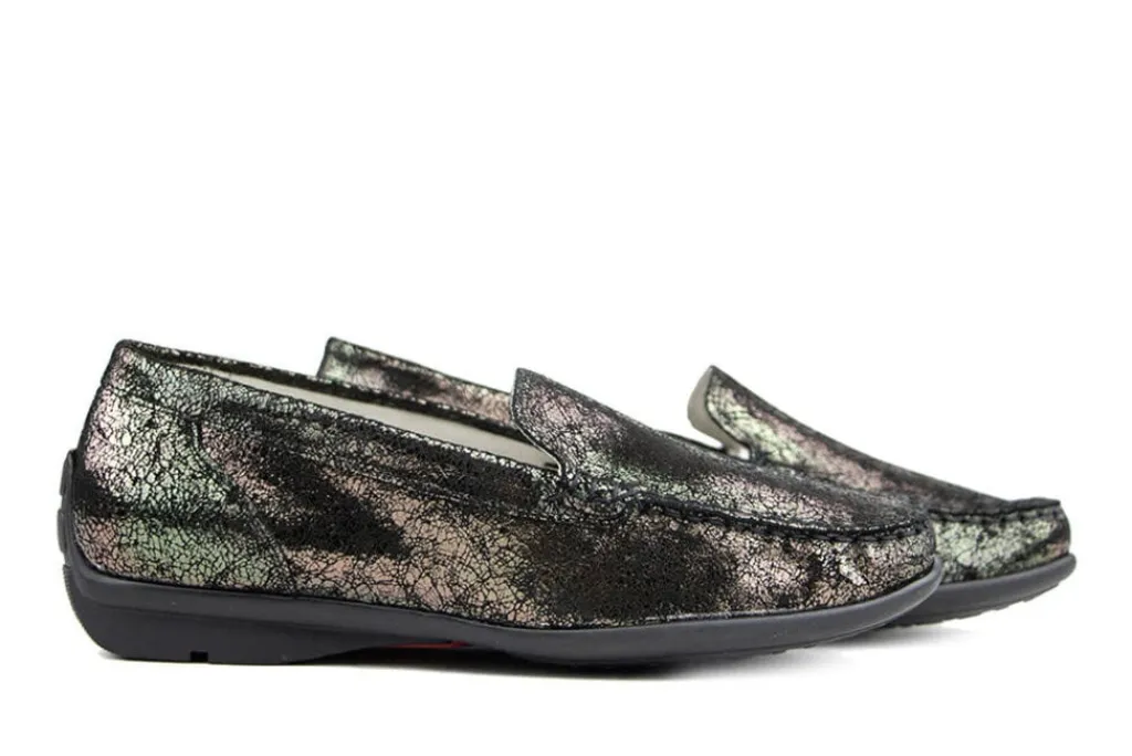 Loafers | Wijdte H^Waldläufer Waldlaufer Loafer Harriet Shine Anthrazit