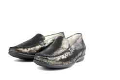 Loafers | Wijdte H^Waldläufer Waldlaufer Loafer Harriet Shine Anthrazit