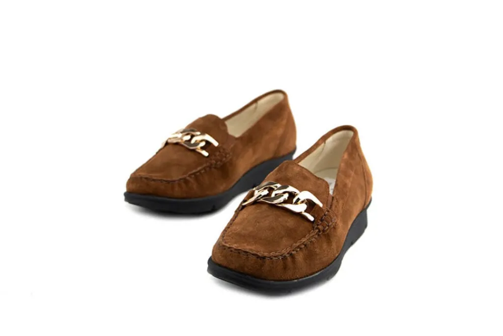 Loafers | Wijdte K^Waldläufer Waldlaufer Loafer Inga Cognac