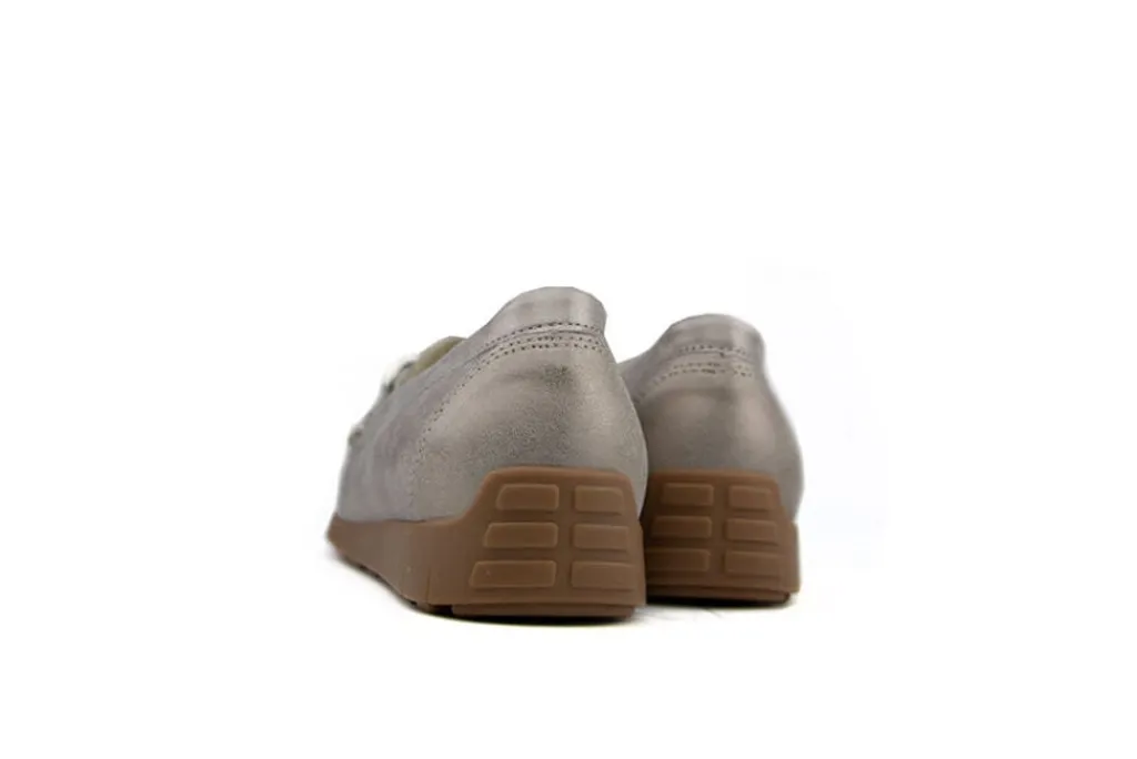 Loafers | Wijdte H^Waldläufer Waldlaufer Loafer Lucy Eclis Stein Lightgold H