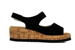 Sandalen En Slippers | Wijdte H^Waldläufer Waldlaufer Sandaal Wiebke Pigalle Schwarz