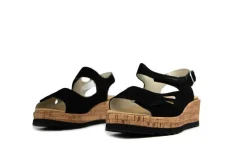 Sandalen En Slippers | Wijdte H^Waldläufer Waldlaufer Sandaal Wiebke Pigalle Schwarz