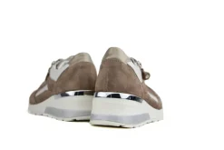 Sneakers | Wijdte H^Waldläufer Waldlaufer Sneaker Clara Nougat Offwhite Fango