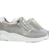 Sneakers | Wijdte H^Waldläufer Waldlaufer Sneaker Dilara Grey Stein Weiss