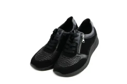 Sneakers | Wijdte H^Waldläufer Waldlaufer Sneaker Dilara Schwarz Bronx