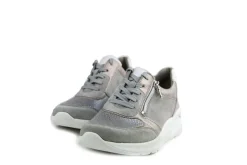 Sneakers | Wijdte H^Waldläufer Waldlaufer Sneaker Dilara Grey Stein Weiss