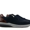 Sneakers^Waldläufer Waldlaufer Sneaker Fabian Marine Cognac