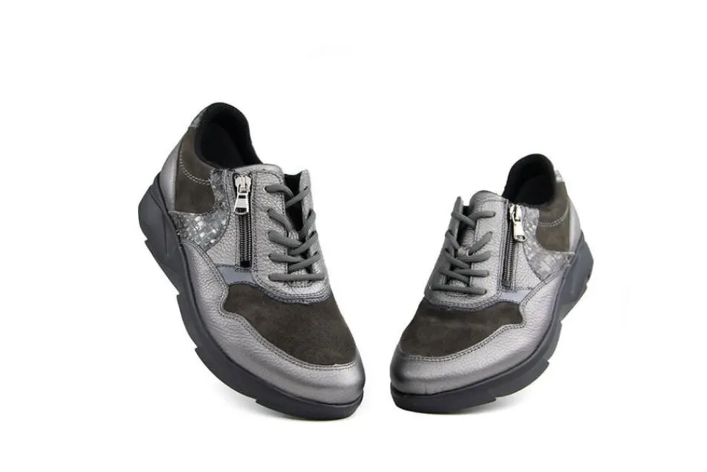 Sneakers | Wijdte K^Waldläufer Waldlaufer Sneaker Funky Regal Asphalt Carbon