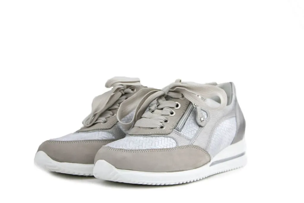 Sneakers | Wijdte H^Waldläufer Waldlaufer Sneaker Himona Stein Silver Taupe