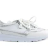 Sneakers^Waldläufer Waldlaufer Sneaker Jenny Woven Weiss Silber