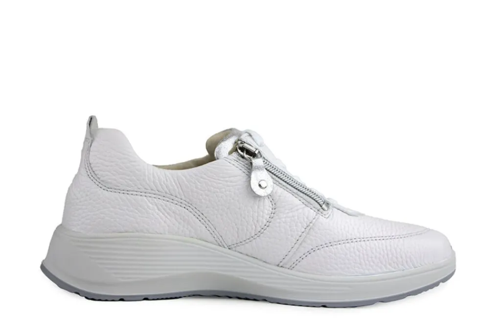 Sneakers | Wijdte K^Waldläufer Waldlaufer Sneaker Kalea Eclis Weiss Argento