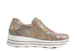Sneakers | Wijdte H^Waldläufer Waldlaufer Sneaker Lana Eclis Rosa Lightgold